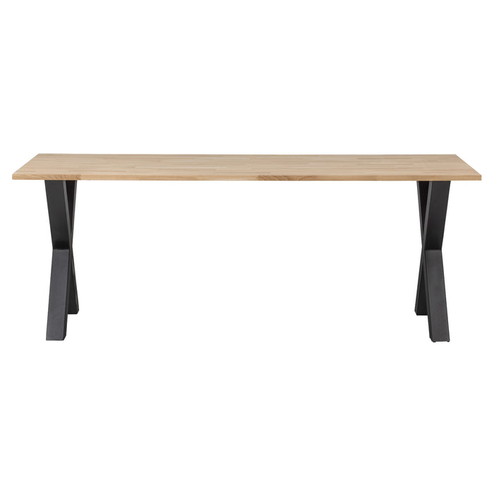 WOOOD Tablo Tafel met Alkmaar Poot - Eiken - 75x220x90