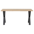 WOOOD Tablo Tafel met Alkmaar Poot - Eiken|Metaal - 75x160x90