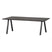 WOOOD Tablo Tafel met 2-stand Poot - Eiken|Metaal - Zwart - 75x200x90