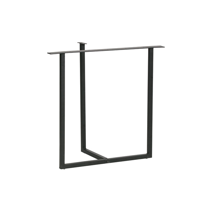 WOOOD Tablo W-Poot Kd 1 stuks - Metaal - Zwart - 79x72x37