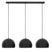 Light & Living - Hanglamp Jaicey - 120x33x25 - Zwart