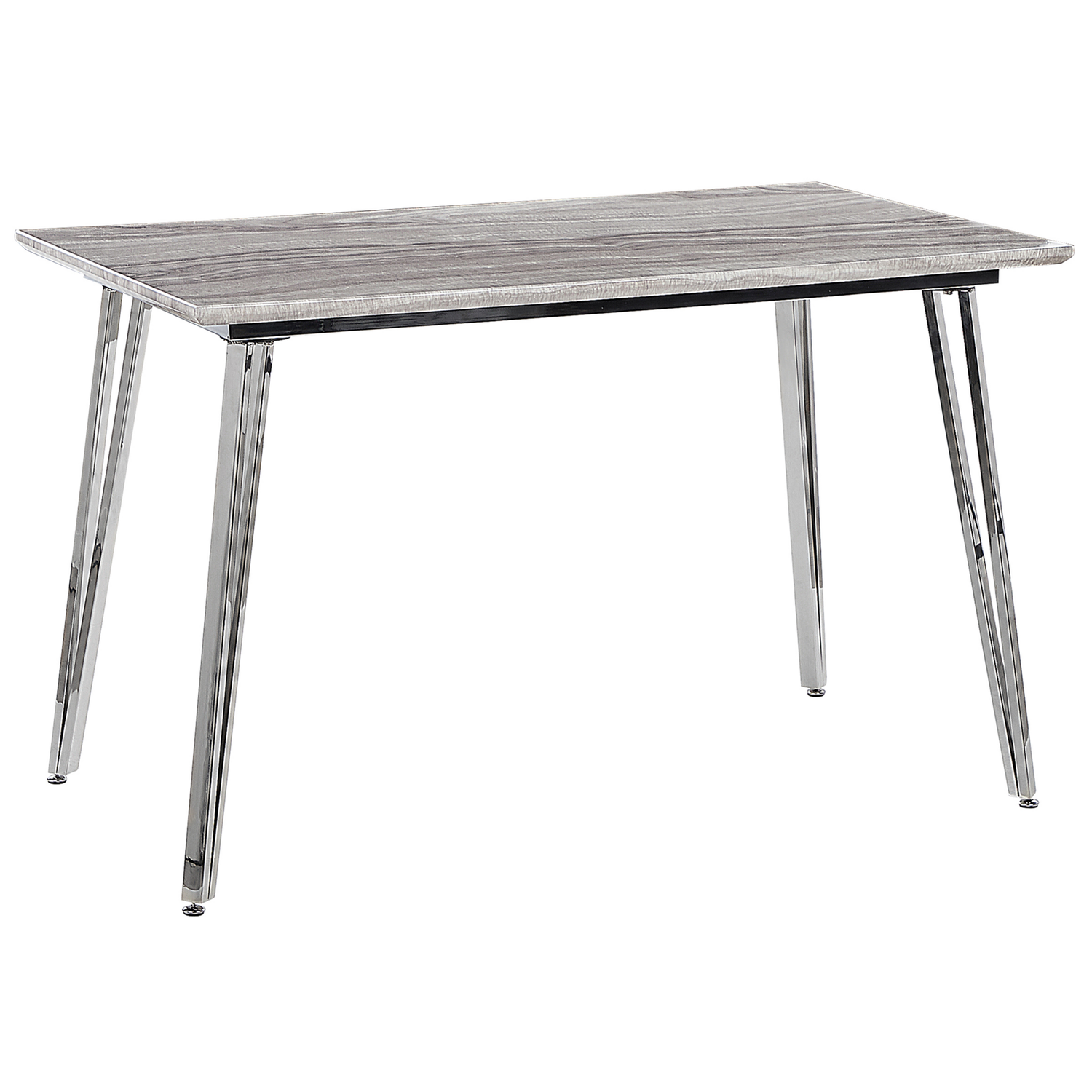 Beliani - GREYTON - Eettafel - Wit - 70 x 120 cm - MDF