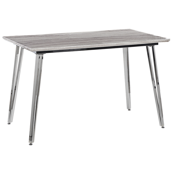 Beliani - GREYTON - Eettafel - Wit - 70 x 120 cm - MDF
