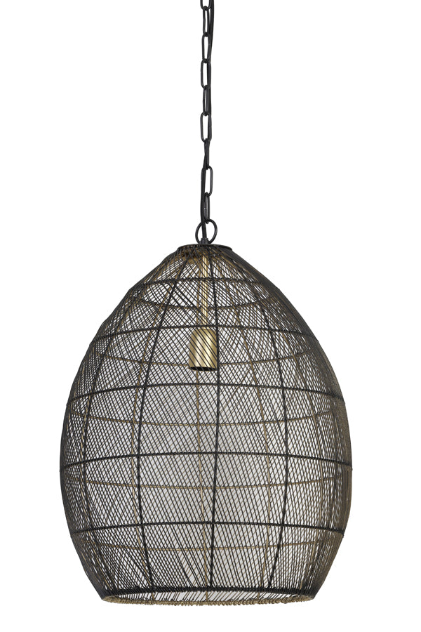 Light & Living Light&living Hanglamp Ø40x53 cm MEYA zwart-goud