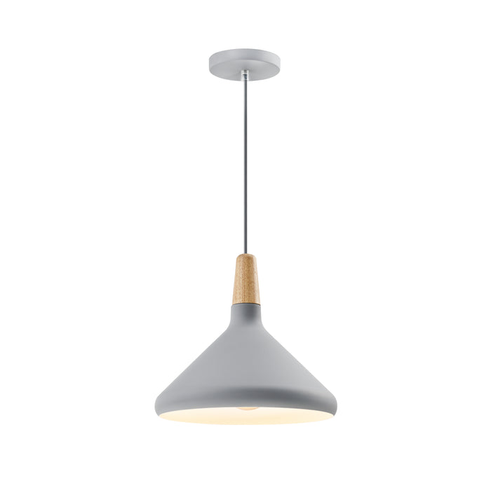 QUVIO Hanglamp rond grijs - QUV5133L-GREY