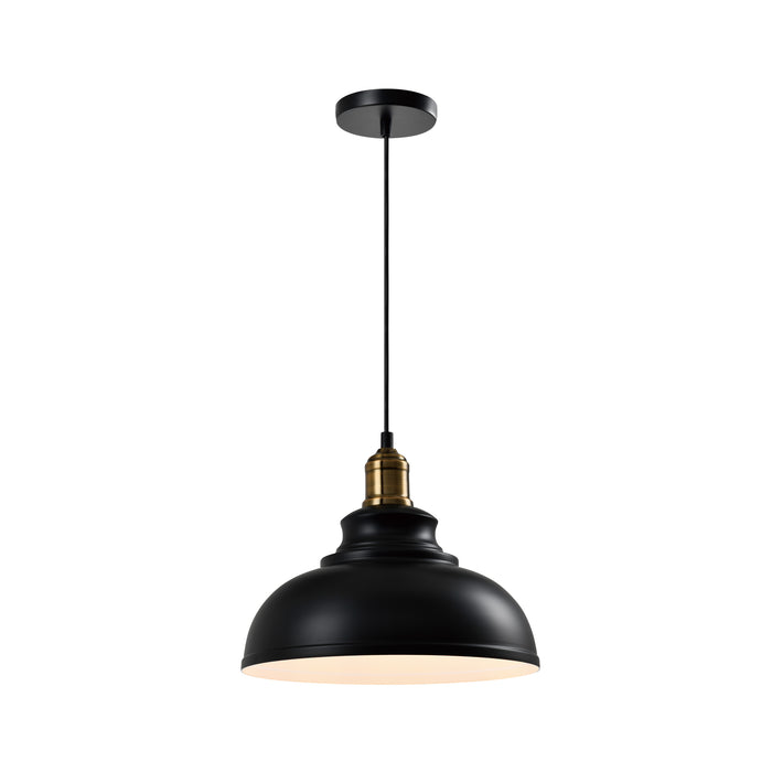 QUVIO Hanglamp rond zwart - QUV5126L-BLACK
