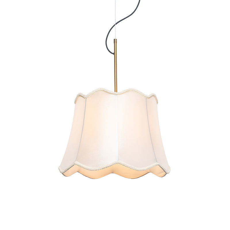 QAZQA Hanglamp nona - Wit - Klassiek | Antiek - D 40cm