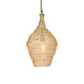 QAZQA Oosterse hanglamp goud 30 cm - Nidum