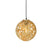 QAZQA Art deco hanglamp goud met zwart - Maro