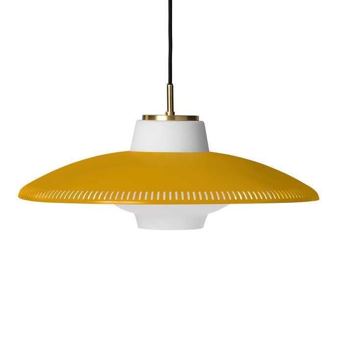 Warm Nordic Opal Shade hanglamp honey yellow