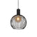 QAZQA Design ronde hanglamp zwart 30 cm - Dos