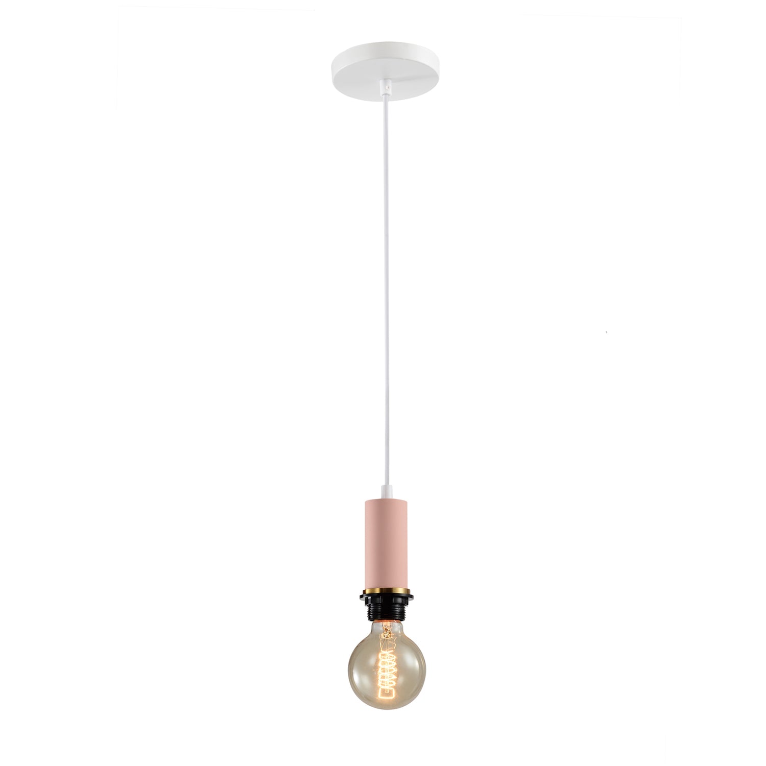 QUVIO Hanglamp met glas - QUV5091L-CHAMPAGNE