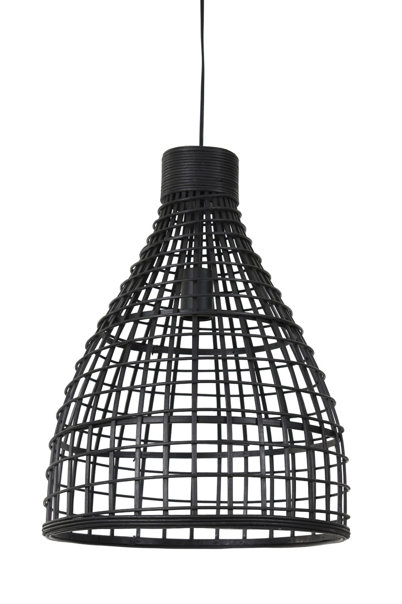 Light & Living - Hanglamp Puerto - 40x40x51 - Zwart