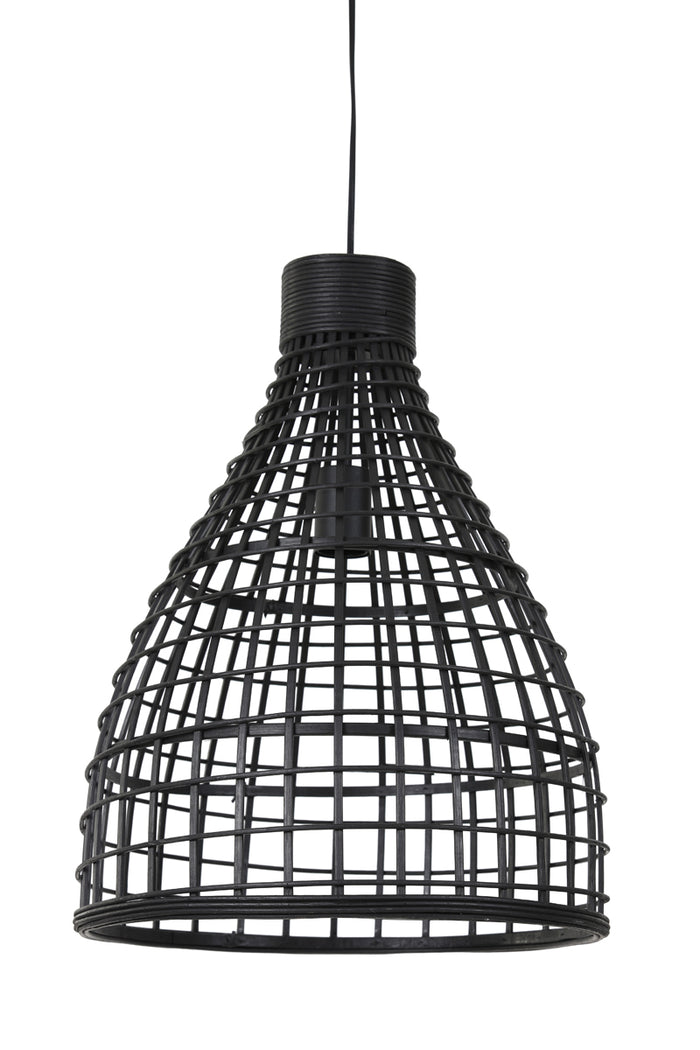 Light & Living - Hanglamp Puerto - 40x40x51 - Zwart