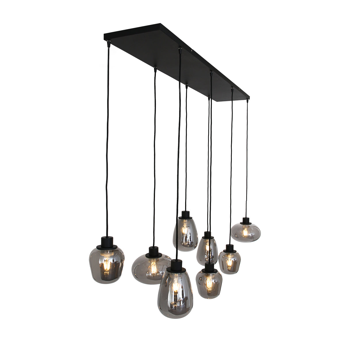 Steinhauer Hanglamp modern - Metaal - Zwart