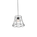 QAZQA Retro hanglamp zwart 35 cm - Granny Frame