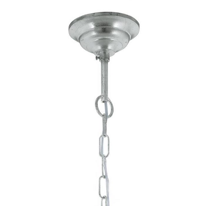 EGLO Vintage Flitwick 1 Kroonluchter - 8 Lichts - Ø780mm. - Zilver