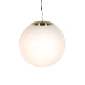 QAZQA Scandinavische hanglamp opaal glas 50 cm - Ball 50