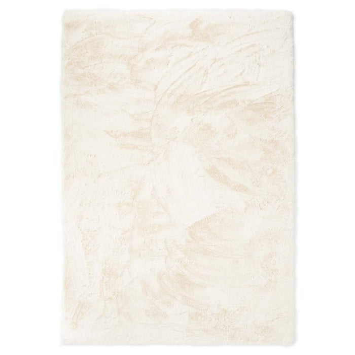 Tapeso Zacht hoogpolig vloerkleed - Comfy plus - wit - 160x230 cm