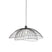 QAZQA Design hanglamp zwart met dubbele kap 66cm - Pua