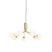 QAZQA Art Deco hanglamp goud met opaal glas 7-lichts - Coby