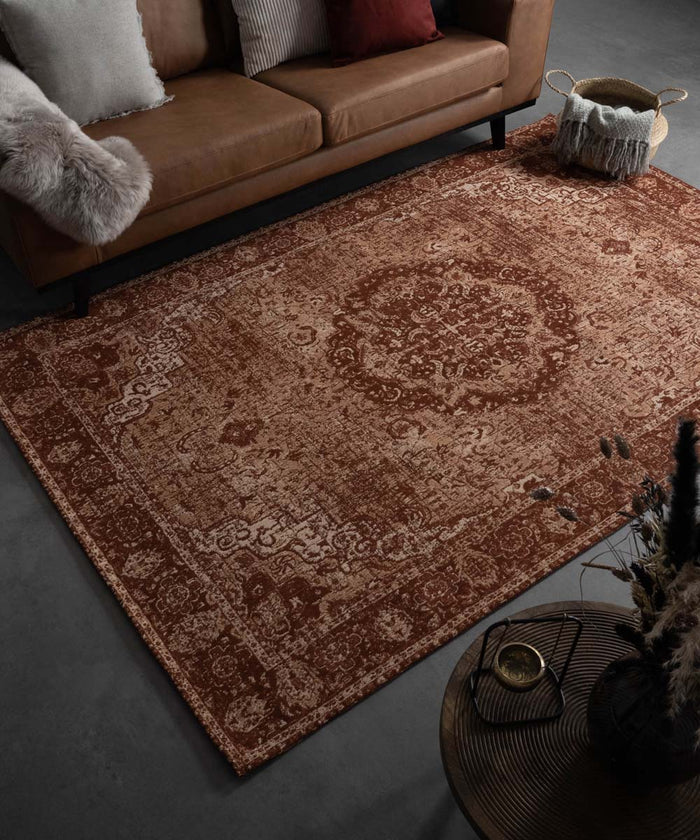 Heritaged Vintage vloerkleed Traditions - roestbruin - 200x290 cm