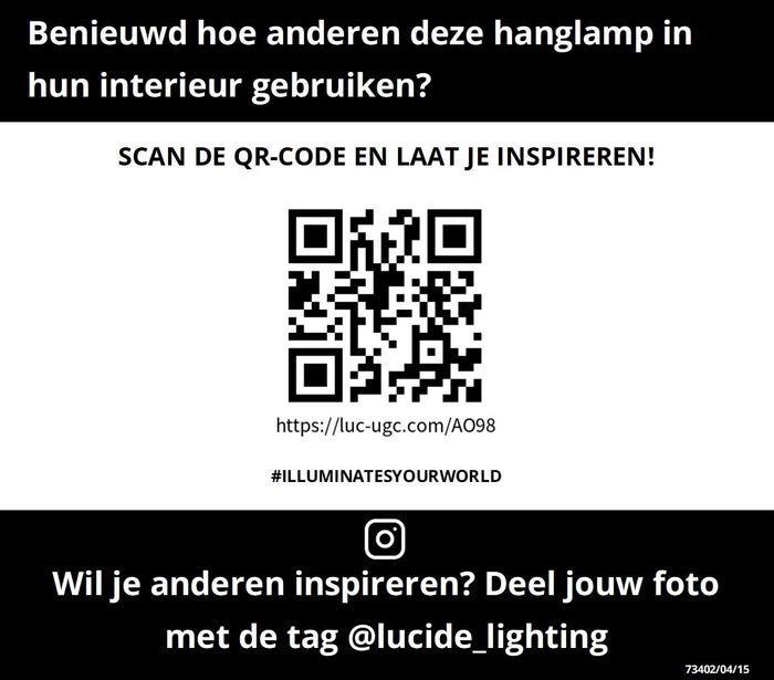 Lucide THOR Hanglamp 4xE27 - Grijs ijzer