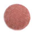 Tapeso Rond hoogpolig vloerkleed - Cozy Shaggy - roze - 160 cm