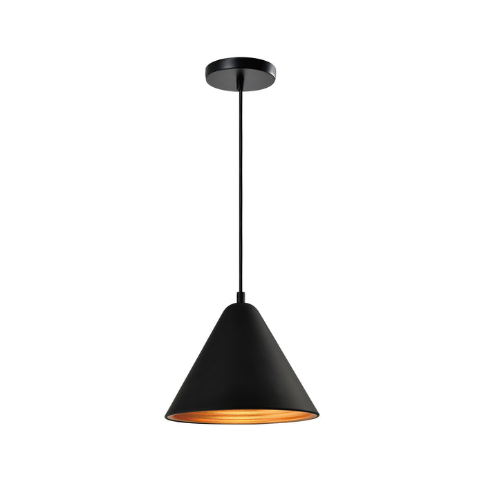 QUVIO Hanglamp rond zwart - QUV5160L-BLACK