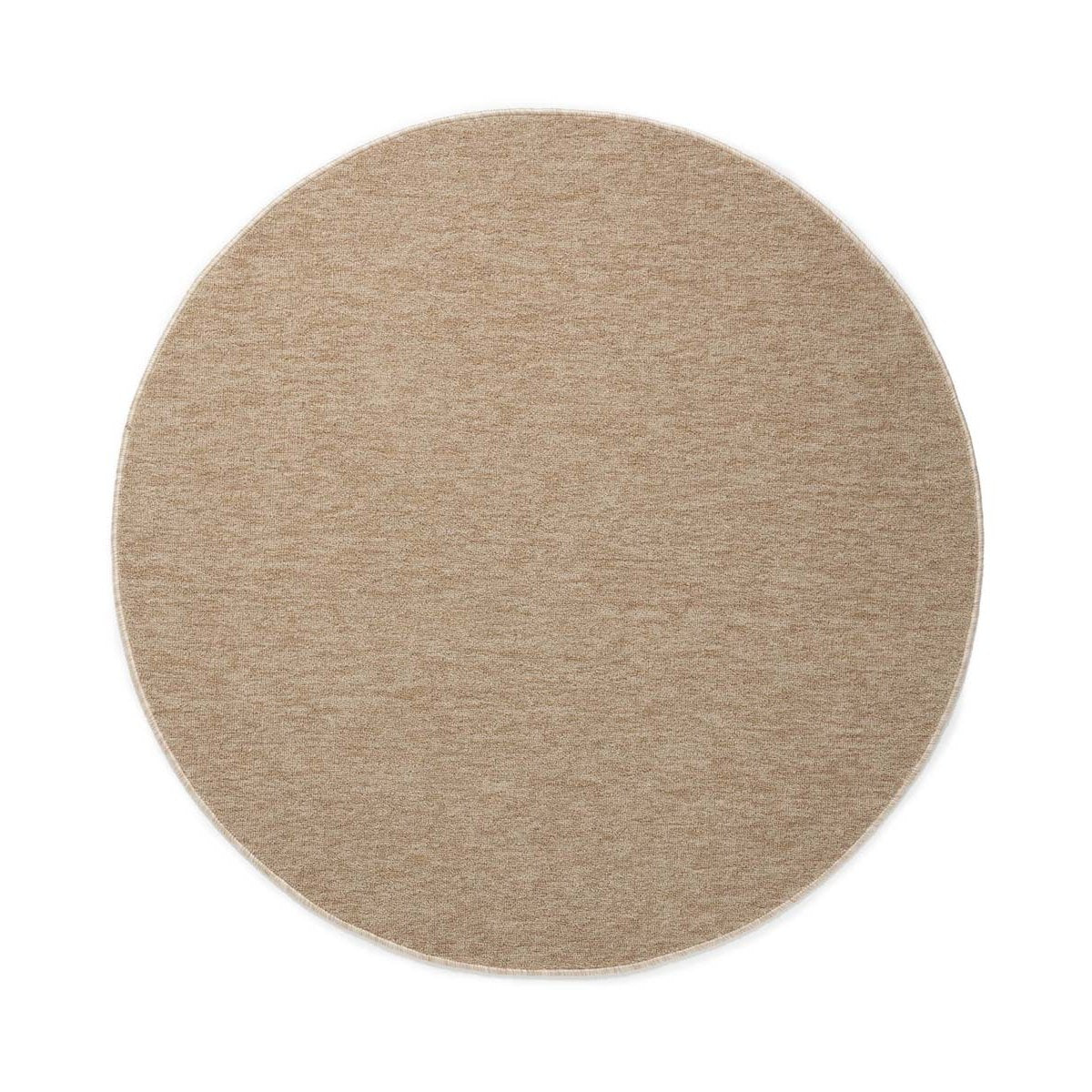 Tapeso Rond vloerkleed Lush - beige - 160 cm