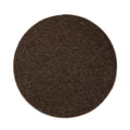 Tapeso Rond vloerkleed Lush - bruin - 120 cm