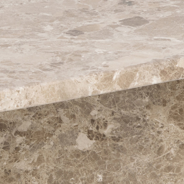 by fonQ Stone Salontafel - Vierkant - Bruin