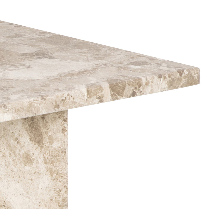 by fonQ Stone Salontafel - Rechthoekig - Bruin