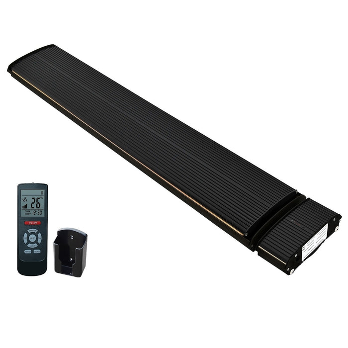 Vtw Living - Terrasverwarmer - Infrarood Heater - Zwart - 2400W