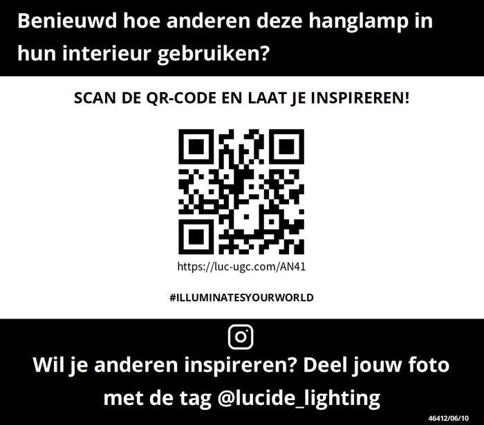 Lucide ALARA Hanglamp - Goud