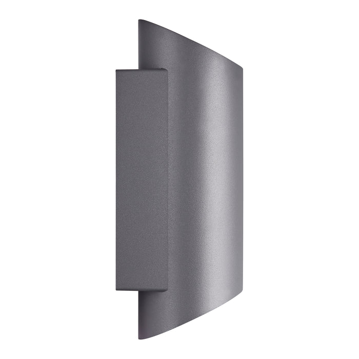 Nordlux Nico Wandlamp - Rond H 23,5 cm - Antraciet
