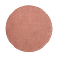 Tapeso Rond vloerkleed Fine - roze - 200 cm