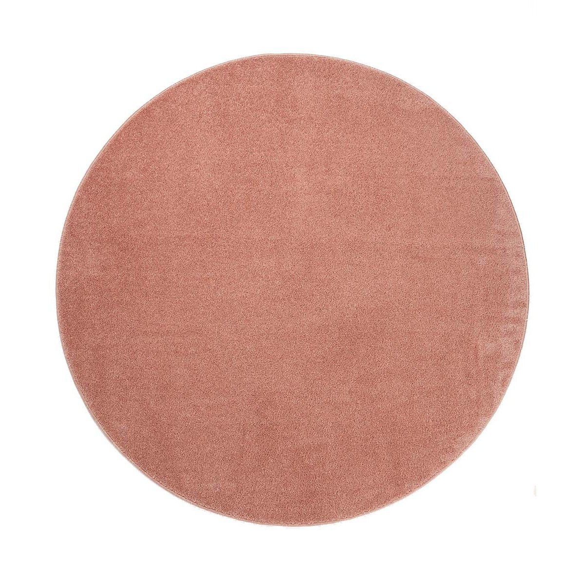 Tapeso Rond vloerkleed Fine - roze - 200 cm