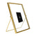 QUVIO Fotolijst staand - 17,5 x 23 cm - staal - Goud