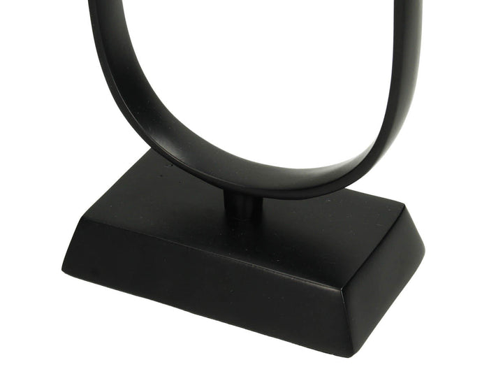 SVJ Home Decorations Kandelaar - 15 x 9 x 61 cm - Aluminium - Zwart