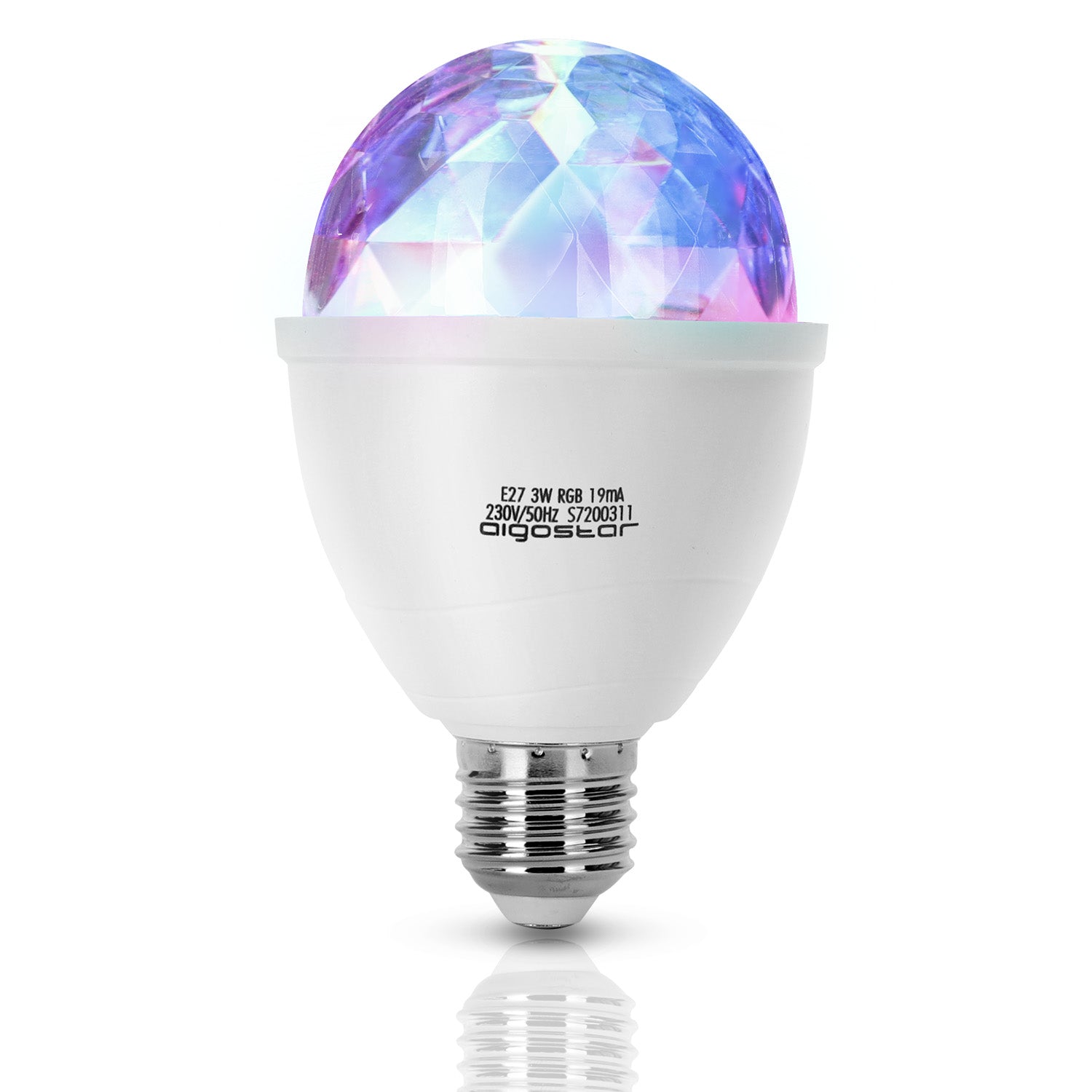 Aigostar Discolamp - E27 - 3W - RGB