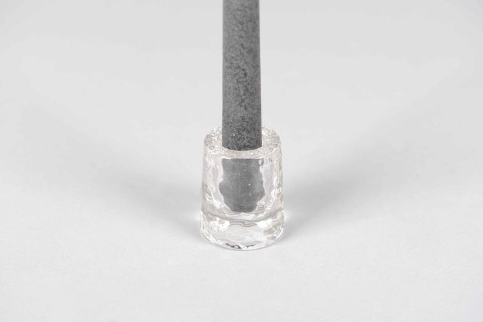 Rasteli Kaarsenhouder voor tafelkaars Glas D 5 cm H 6 cm  PER 3 stuks