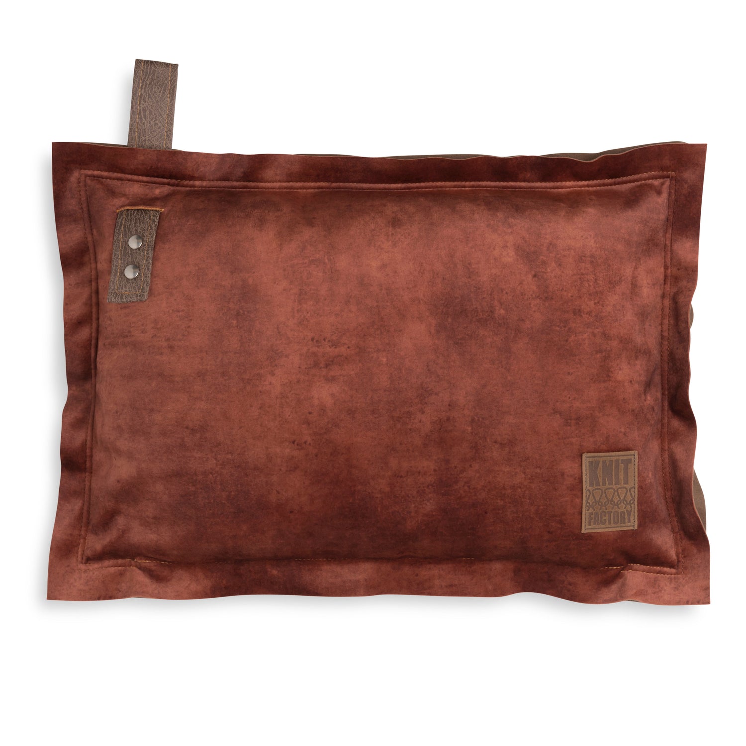 Knit Factory Dax Sierkussen - Brique - 60x40 cm