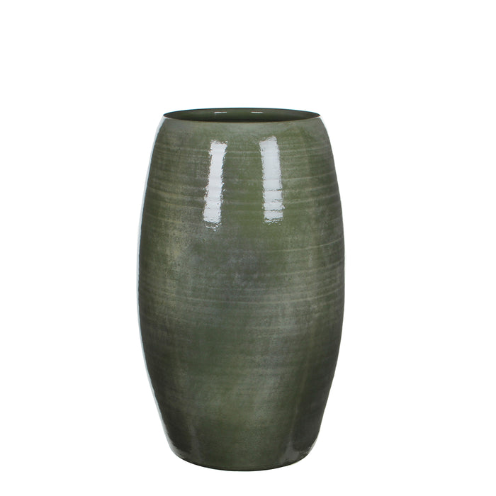 Mica Decorations Lester Vaas H50 x Ø30 cm Groen
