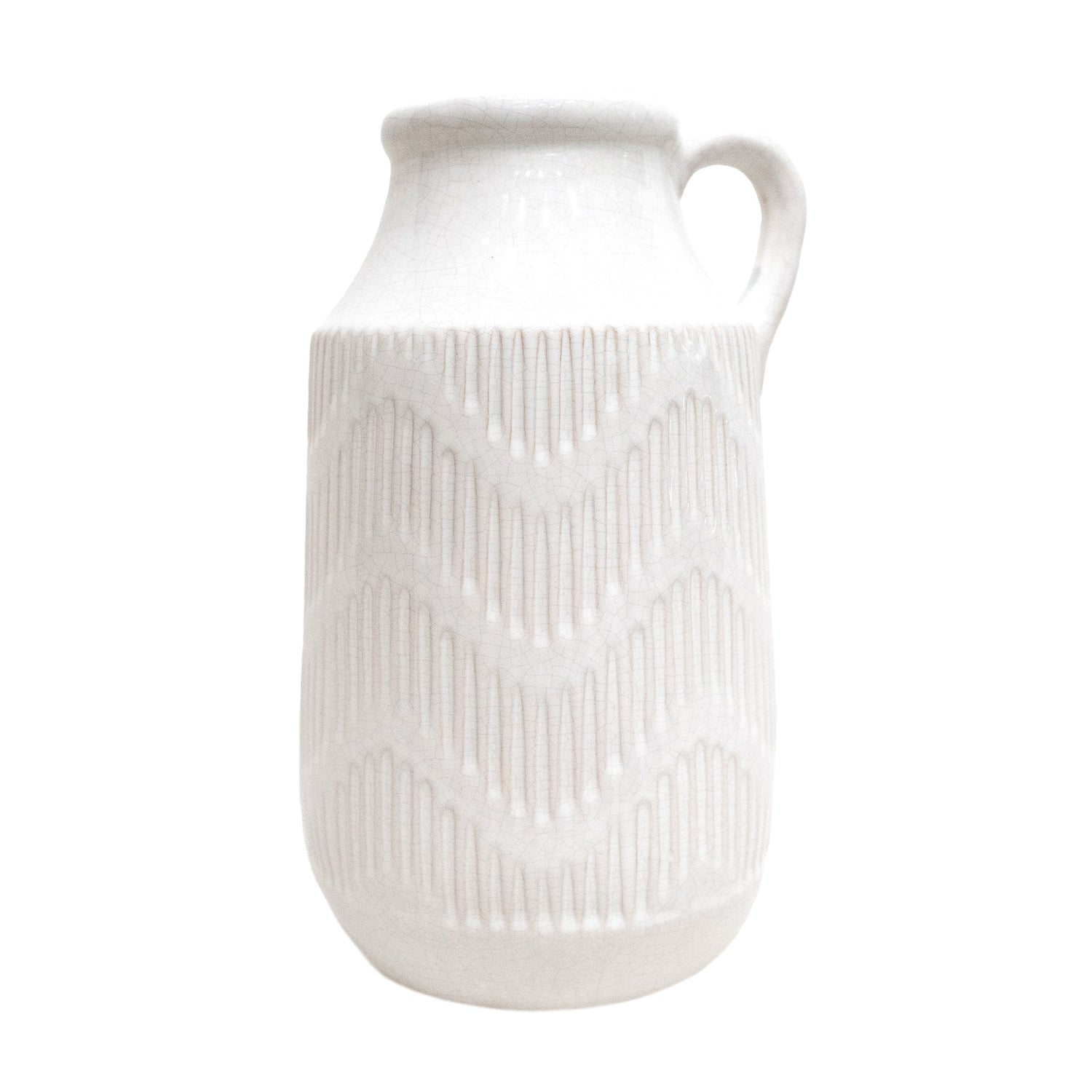 Liviza Vaas Kande wit met handvat