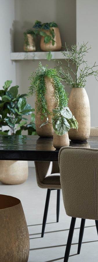 Light & Living Light&living Vaas deco Ø20x42 cm GIVRIN goud