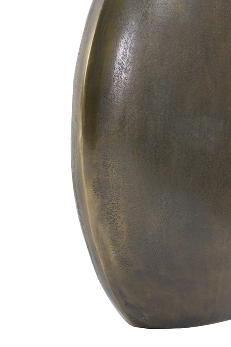 Light&living Vaas deco 42x7x42 cm POSITANO ovaal plat antiek brons