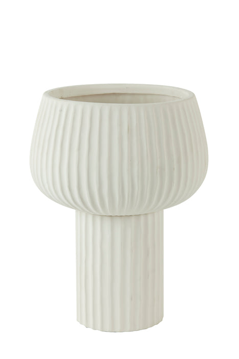 Light & Living - Vaas FEYA - Ø27.5x36cm - Wit