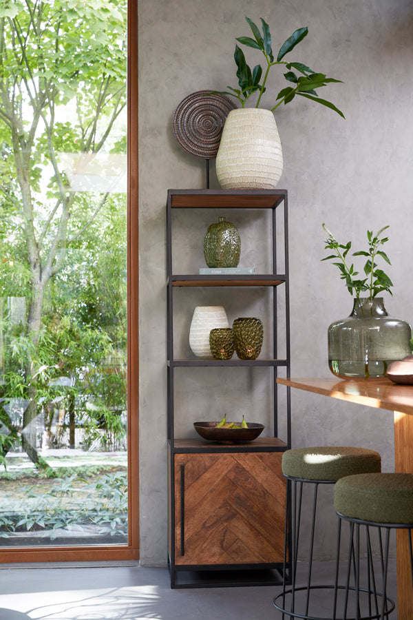 D - Light & Living - Vaas GIORGIA - Ø20.5x26cm - Wit