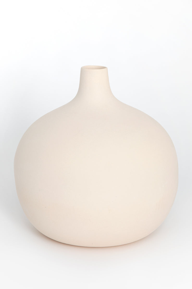 Sissy-Boy Witte keramieke Braga vaas